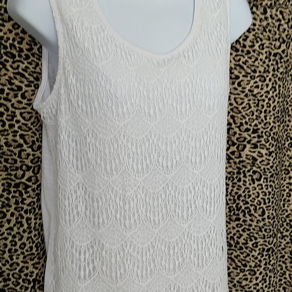 💥5for$20 💥White  lined cotton top by Verve Ami - Picture 3 of 3